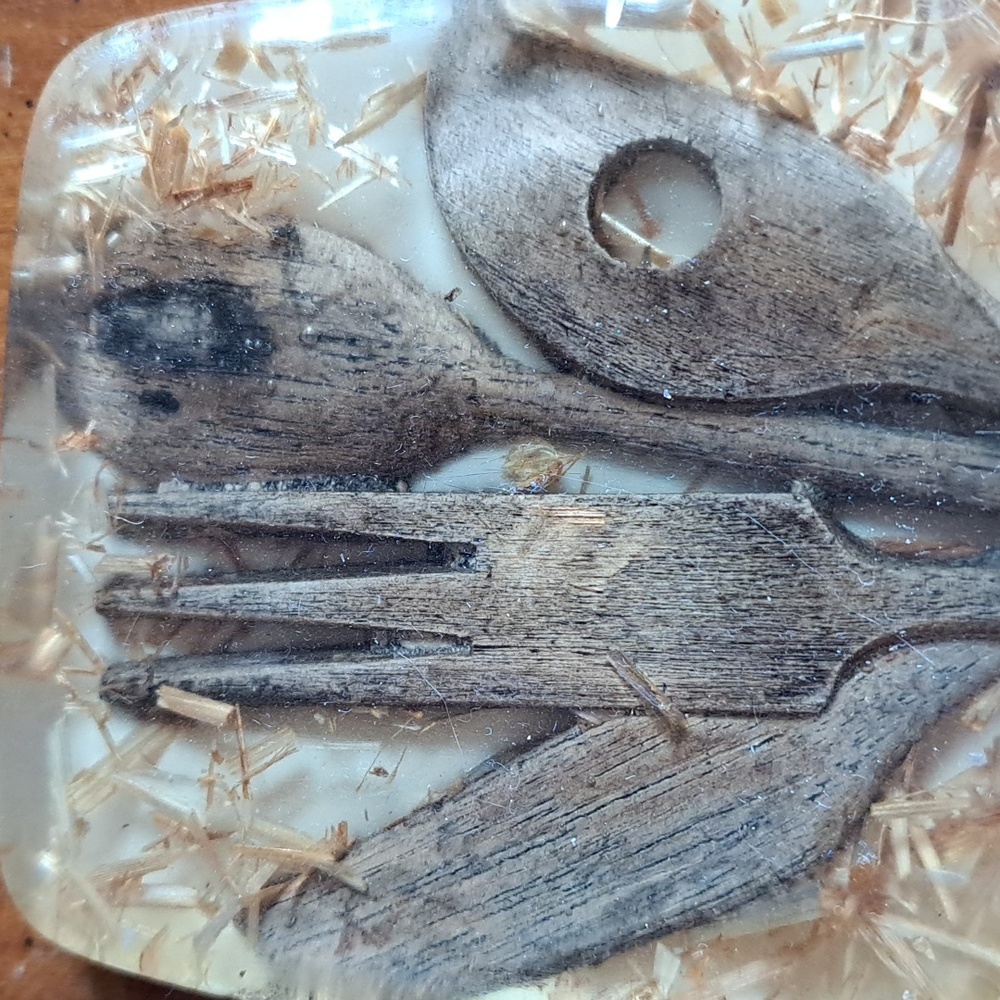 Vintage Lucite Spoon Rests - Picture 3 of 6